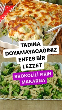 Brokolili Fırın Makarna
