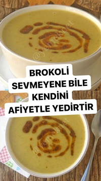Brokolili Mercimek Çorbası