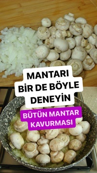 Bütün Mantar Kavurması