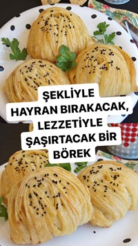 Büzgülü Duvak Böreği