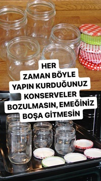 Cam Kavanoz Nasıl Sterilize Edilir