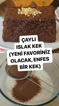 Çaylı Islak Kek
