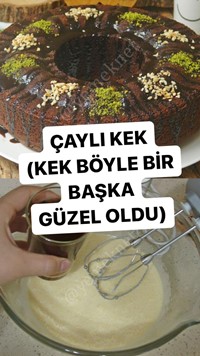 Çaylı Kek