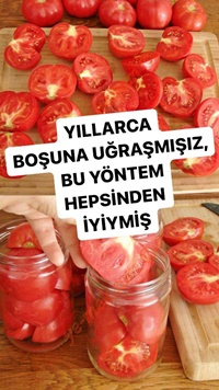 Çiğden Domates Konservesi