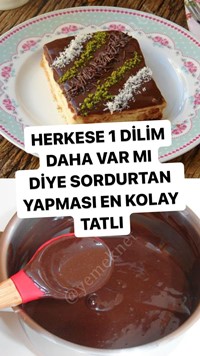 Çikolata Soslu Kedi Dili Tatlısı