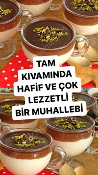 Çikolata Soslu Muhallebi