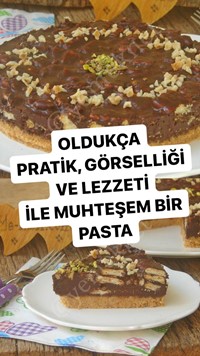 Çikolatalı Bisküvili Pasta
