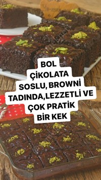 Çikolatalı Islak Kek