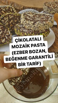 Çikolatalı Mozaik Pasta