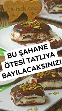 Çikolatalı Muhallebili Pasta