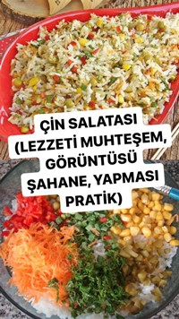 Çin Salatası (Pirinç Salatası)