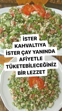 Çökelek Salatası