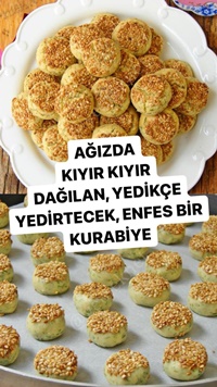 Dereotlu Tuzlu Kurabiye