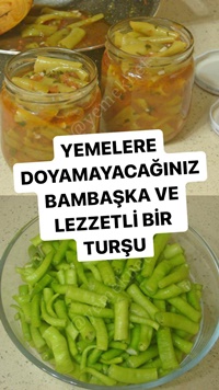 Domates Soslu Biber Turşusu