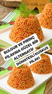 Domatesli Kuskus Pilavı
