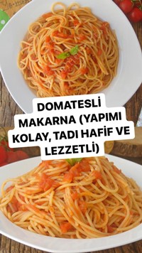 Domatesli Makarna