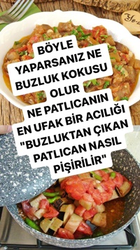 Dondurucudan Çıkan Patlıcan Nasıl Pişirilir