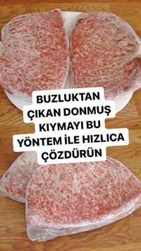 Dondurulmuş Kıyma Çözdürme