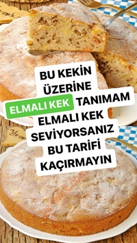 Elmalı Cevizli Kek