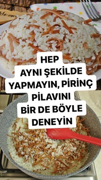 Erişteli Pirinç Pilavı