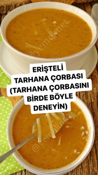 Erişteli Tarhana Çorbası