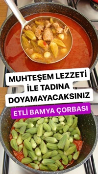 Etli Bamya Çorbası