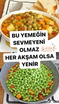 Etli Bezelye Yemeği