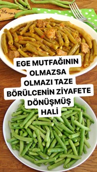 Etli Taze Börülce Yemeği