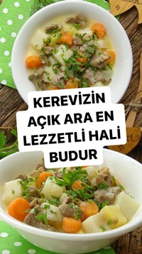 Etli Terbiyeli Kereviz Yemeği