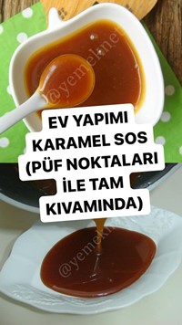 Ev Yapımı Karamel Sos