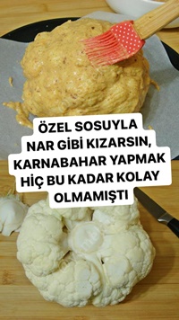 Fırında Bütün Karnabahar