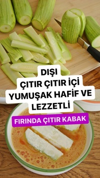 Fırında Çıtır Kabak