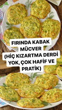 Fırında Kabak Mücver