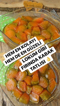 Fırında Kabak Tatlısı