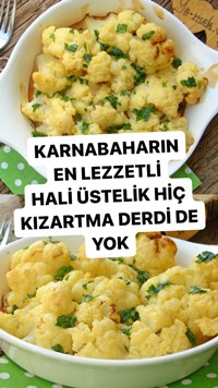 Fırında Karnabahar Kızartması