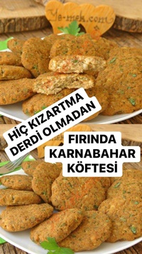 Fırında Karnabahar Köftesi