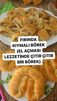 Fırında Kıymalı Börek
