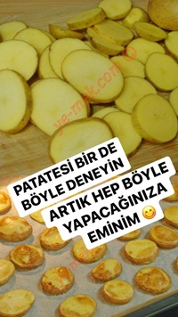 Fırında Köz Tadında Patates