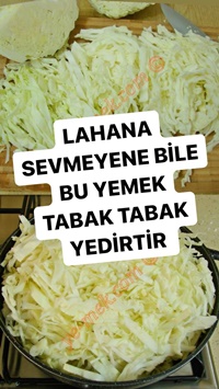 Fırında Lahana Yemeği