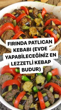 Fırında Patlıcan Kebabı