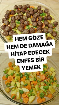 Fırında Sebzeli Misket Köfte