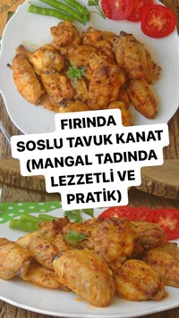 Fırında Soslu Tavuk Kanat