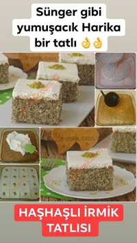 Haşhaşlı İrmik Tatlısı