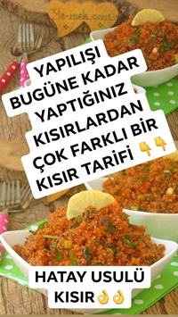 Hatay Usulü Kısır