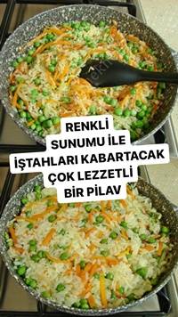 Havuçlu Bezelyeli Pilav