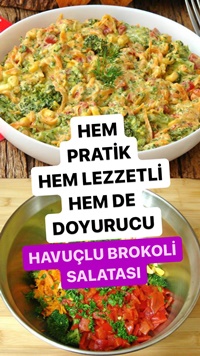 Havuçlu Brokoli Salatası
