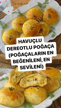 Havuçlu Dereotlu Poğaça