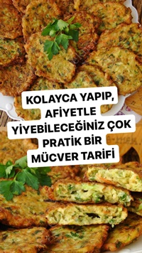 Havuçlu Kabak Mücver