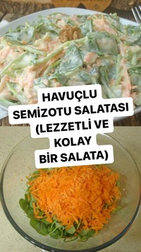 Havuçlu Semizotu Salatası