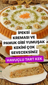 Havuçlu Tart Kek